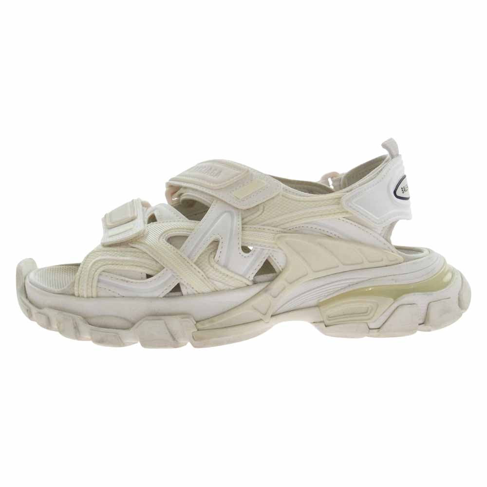 BALENCIAGA バレンシアガ 617542 TRACK SANDAL トラック サンダル スニーカー オフホワイト系 26.5cm【中古】