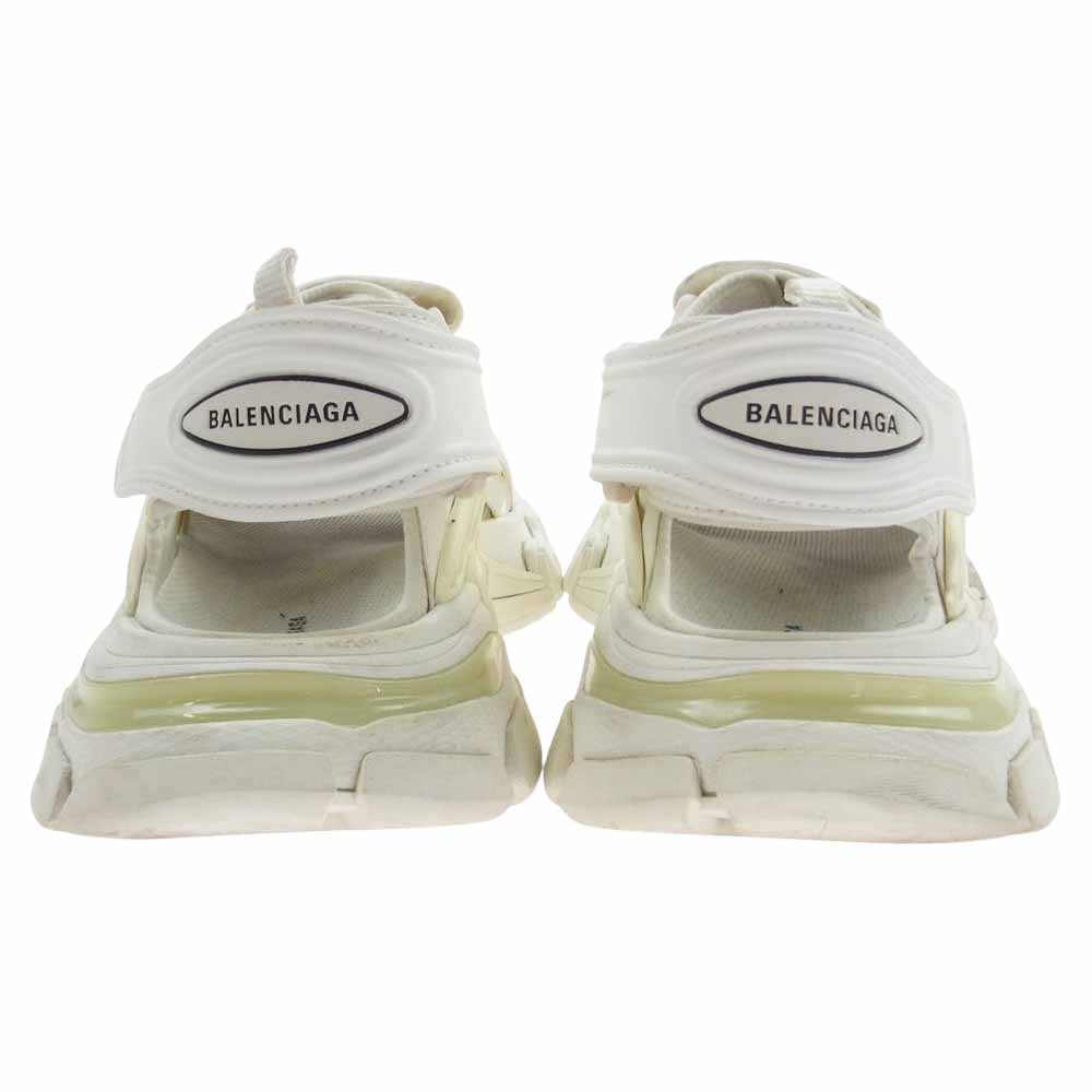BALENCIAGA バレンシアガ 617542 TRACK SANDAL トラック サンダル スニーカー オフホワイト系 26.5cm【中古】