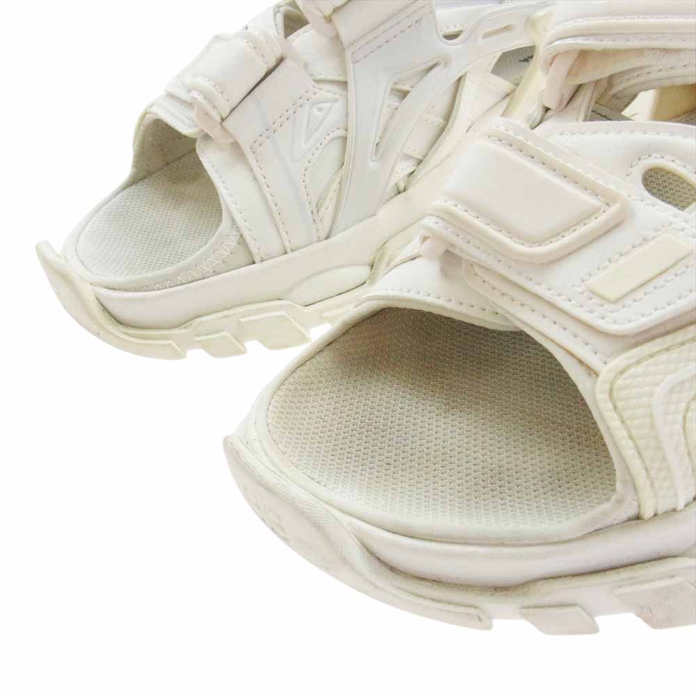 BALENCIAGA バレンシアガ 617542 TRACK SANDAL トラック サンダル スニーカー オフホワイト系 26.5cm【中古】