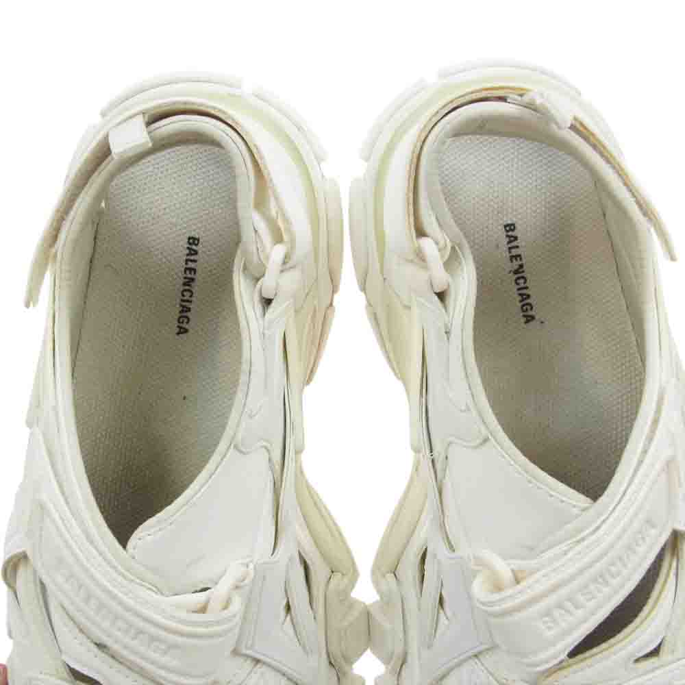 BALENCIAGA バレンシアガ 617542 TRACK SANDAL トラック サンダル スニーカー オフホワイト系 26.5cm【中古】