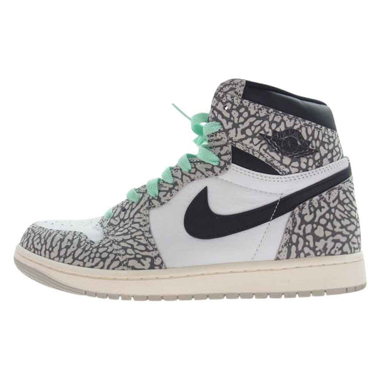 NIKE ナイキ Air Jordan 1 High OG White Cement エアジョーダン1 ハイ OG ホワイト セメント スニーカー マルチカラー系 26.5cm【中古】