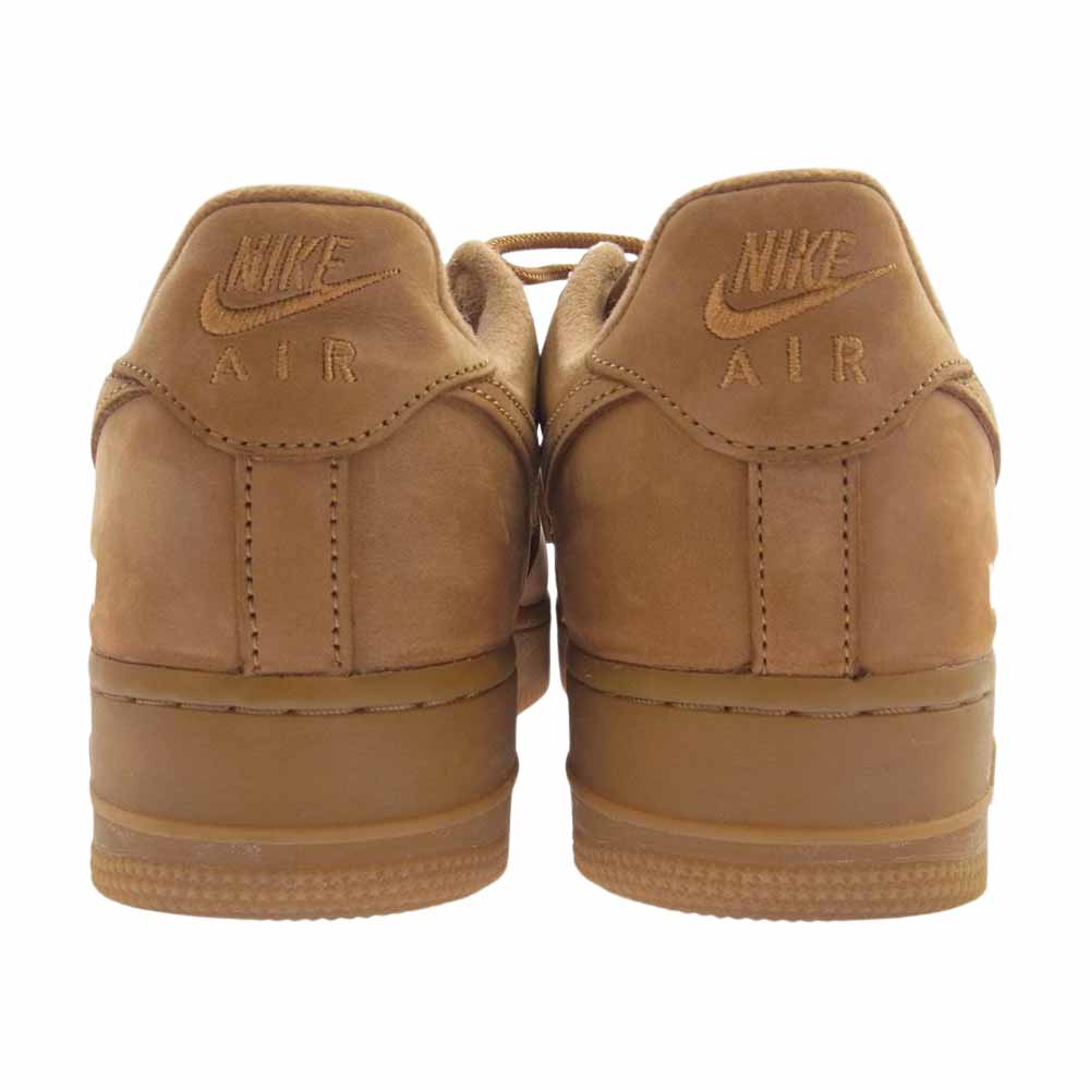 Supreme シュプリーム 21AW DN1555-200 × NIKE ナイキ AIR FORCE 1 LOW W エア フォース 1 ロー ウィート スニーカー ライトブラウン系 24.5cm【中古】