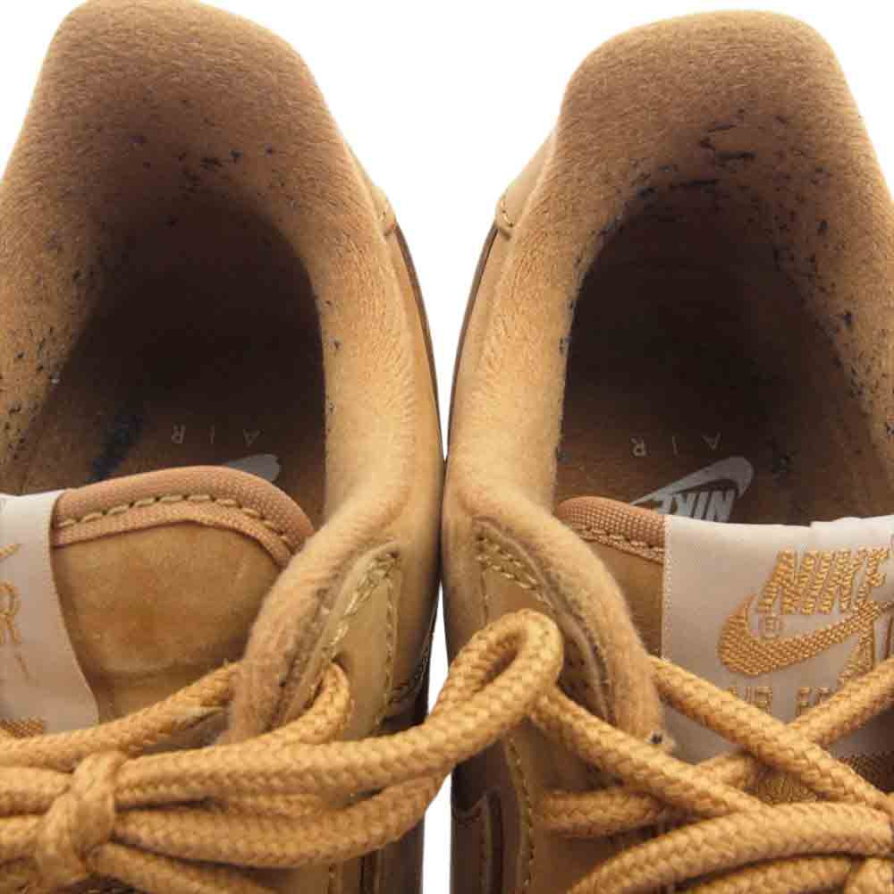 Supreme シュプリーム 21AW DN1555-200 × NIKE ナイキ AIR FORCE 1 LOW W エア フォース 1 ロー ウィート スニーカー ライトブラウン系 24.5cm【中古】