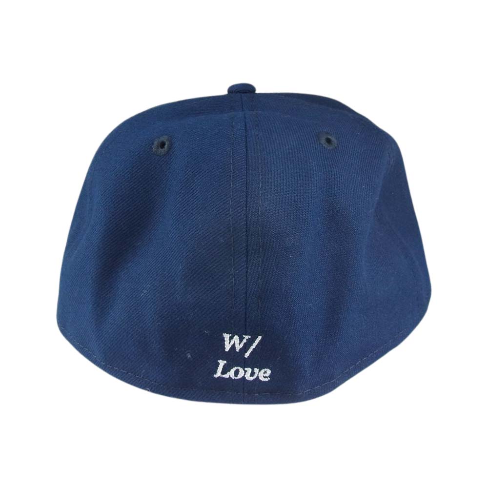 ブリックス アンド ウッド NEW ERA B LOGO ニューエラ B ロゴ キャップ ネイビー系 58.4㎝【美品】【中古】