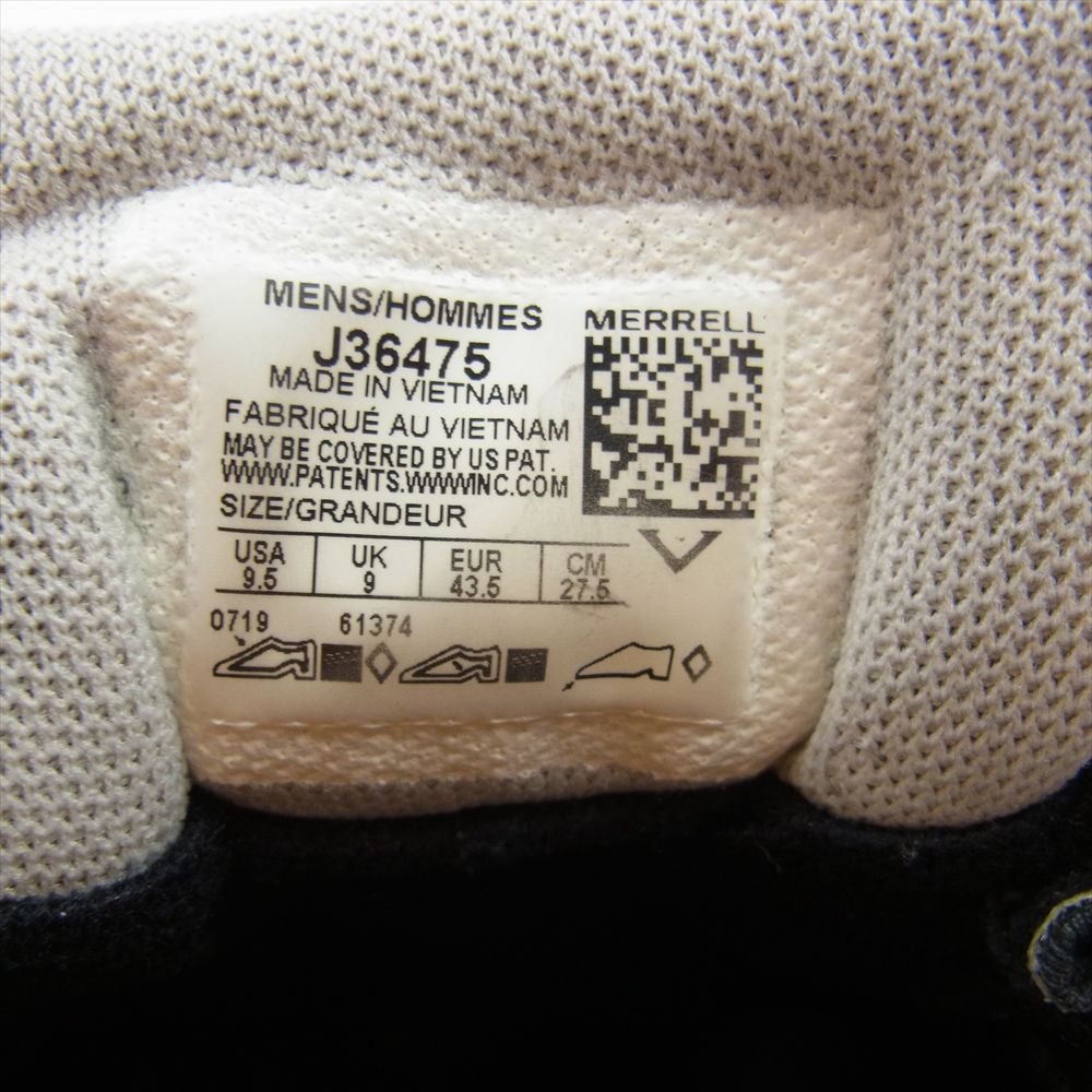 MERRELL メレル CHAMELEON 7 STORM GORE-TEX カメレオン7 ストーム ゴアテックス シューズ ブラック系 27.5cm【中古】
