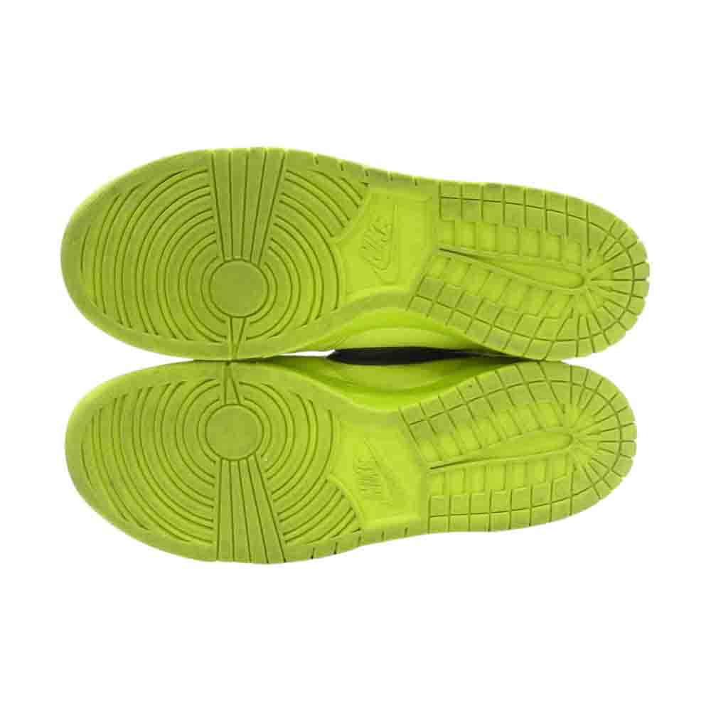 NIKE ナイキ CU7544-300 × AMBUSH DUNK HIGH FLASH LIME アンブッシュ ダンク ハイ フラッシュライム ライトグリーン系 27.5【中古】