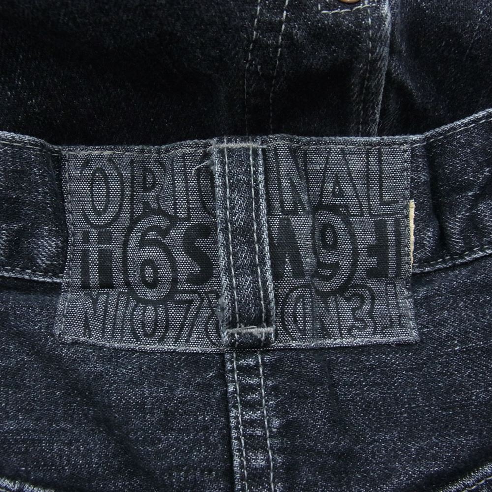 TENDERLOIN テンダーロイン DENIM PANTS BLACK WASH デニム パンツ ブラック ウォッシュ  インディゴブルー系 32【中古】