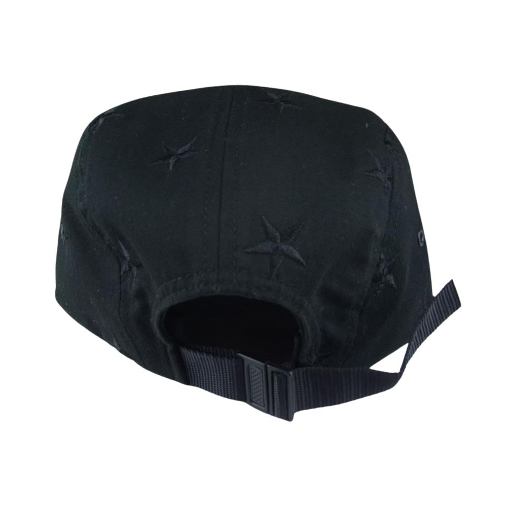 Supreme シュプリーム 13AW BOX LOGO Stars Camp Cap ボックスロゴ スター 星刺繍 キャンプ キャップ ブラック系【中古】
