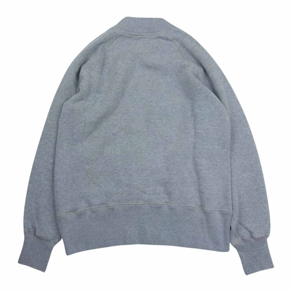 TOY'S McCOY トイズマッコイ McHILL SPORTS WEAR C-2 SWEAT ジップアップ スウェット グレー系 36【中古】