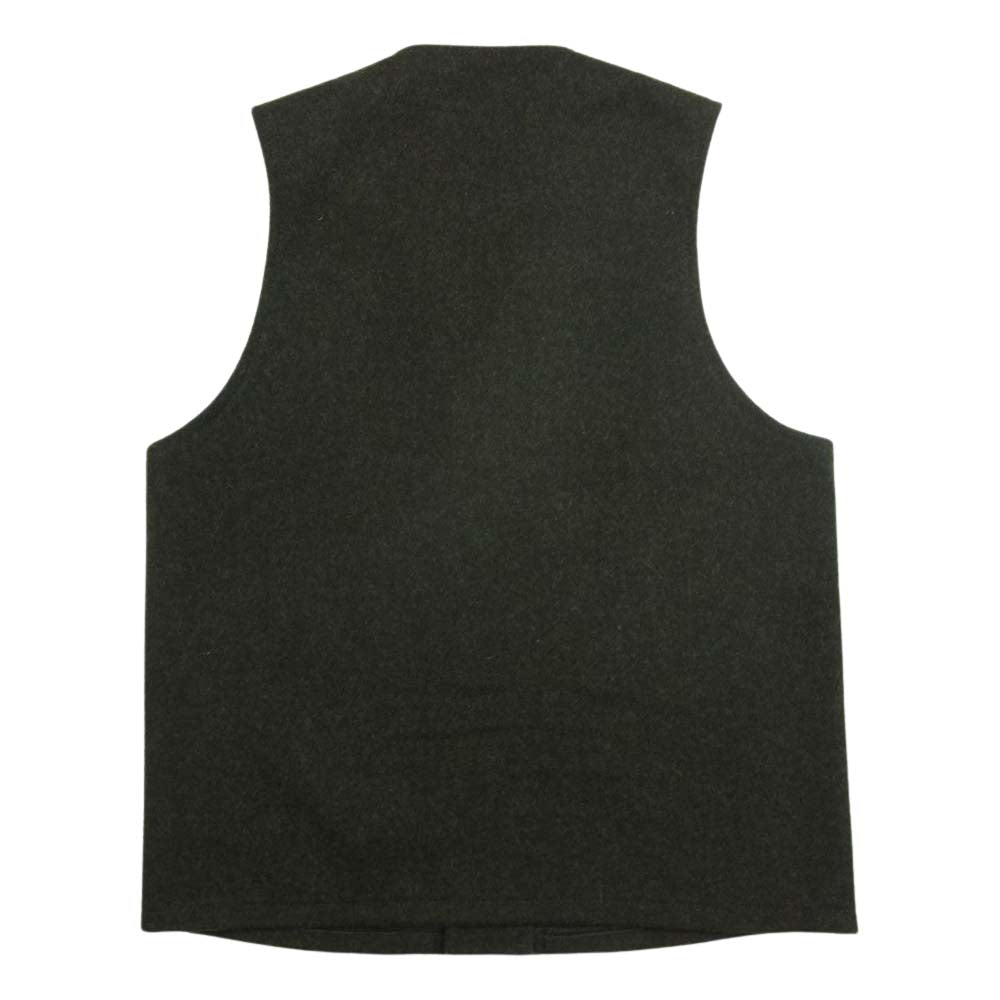 FILSON フィルソン USA製 VIRGIN WOOL VEST ヴァージン ウール ベスト カーキ系 XS【美品】【中古】