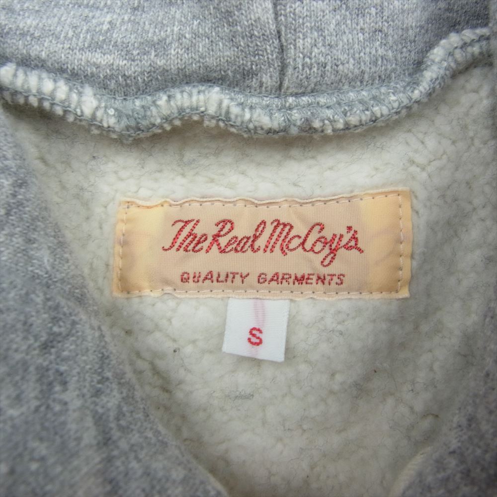 The REAL McCOY'S ザリアルマッコイズ QUALITY GARMENTS  コットン スウェット ジップ パーカー グレー系 S【中古】
