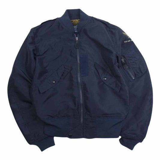Buzz Rickson's バズリクソンズ Type L-2A SPERIOR TOGS CORP フライト ジャケット ライト ネイビー系 36【中古】