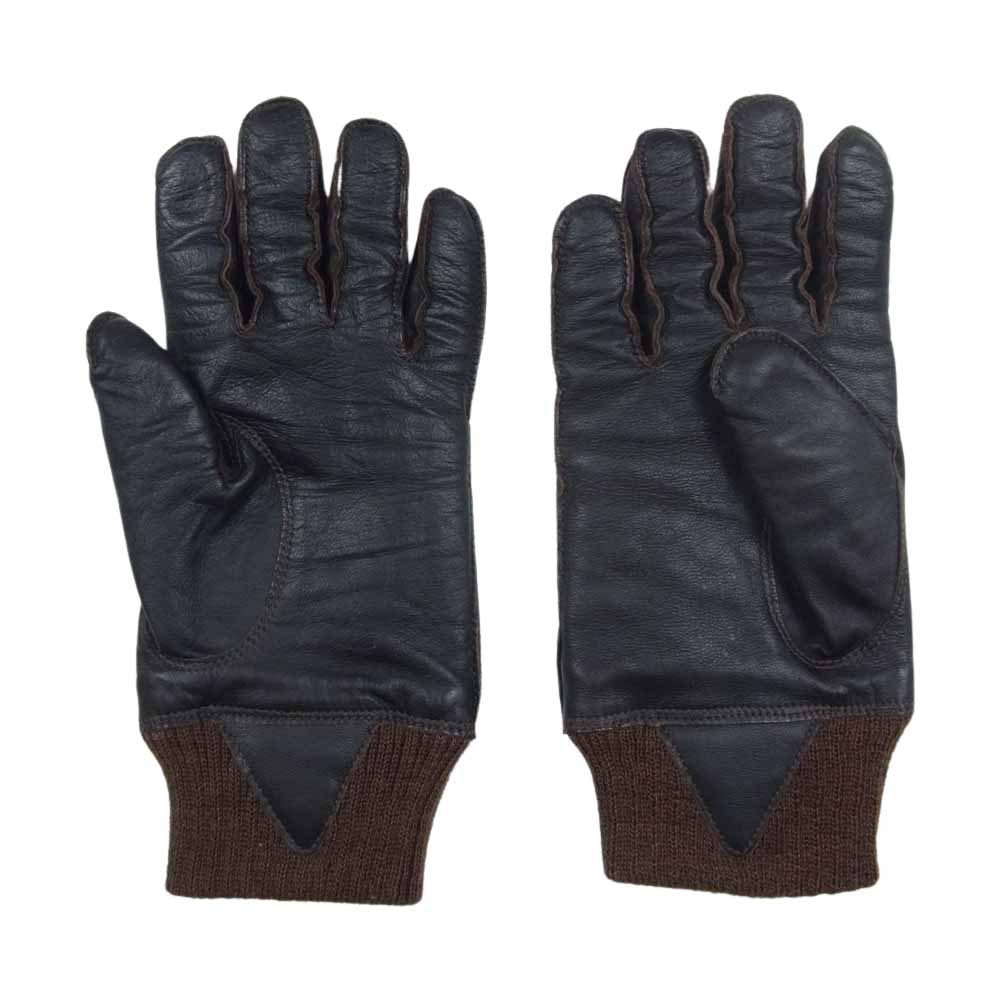 The REAL McCOY'S ザリアルマッコイズ MA22103 TYPE A-10 GLOVE, FLYING WINTER レザー グローブ ブラウン系【中古】