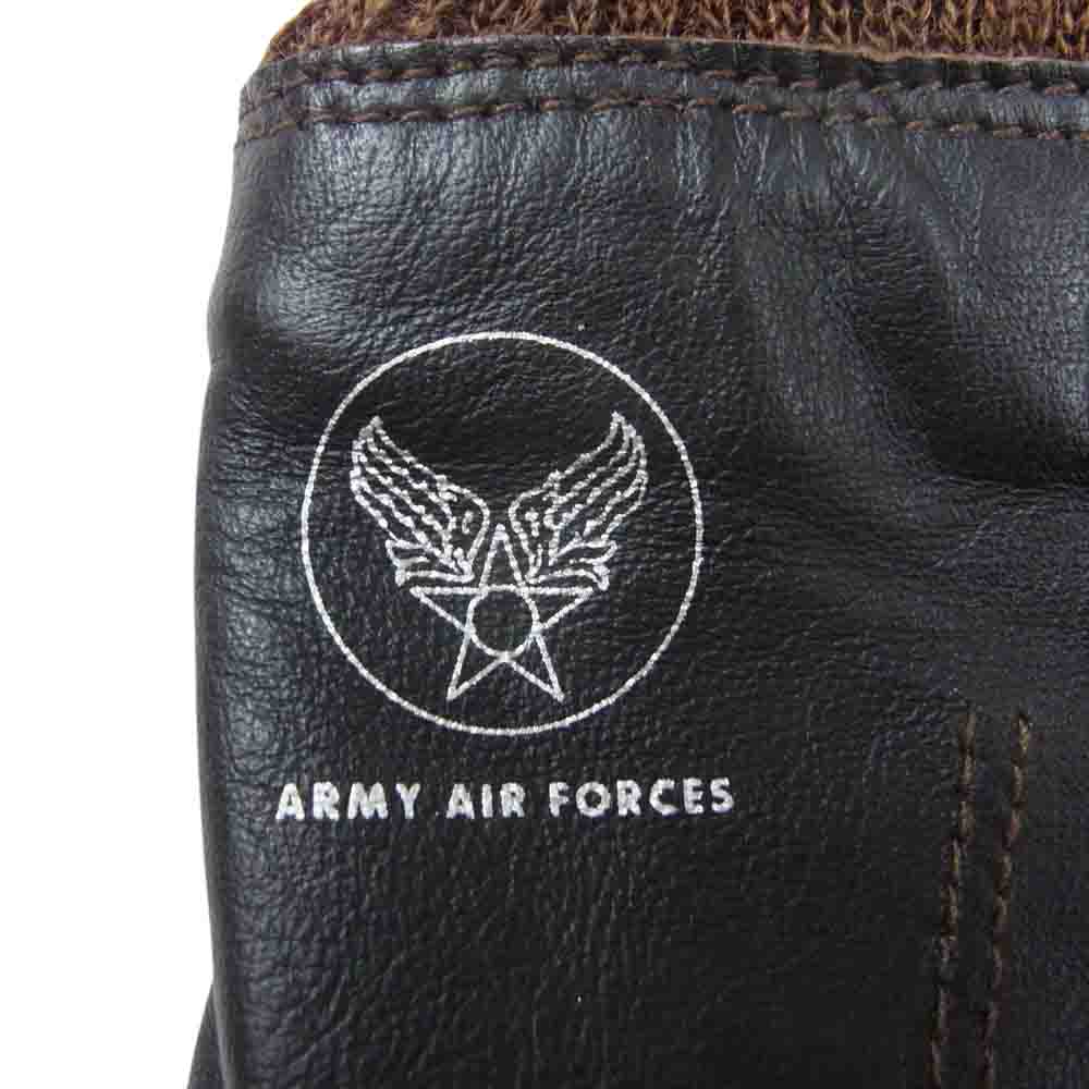 The REAL McCOY'S ザリアルマッコイズ MA22103 TYPE A-10 GLOVE, FLYING WINTER レザー グローブ ブラウン系【中古】