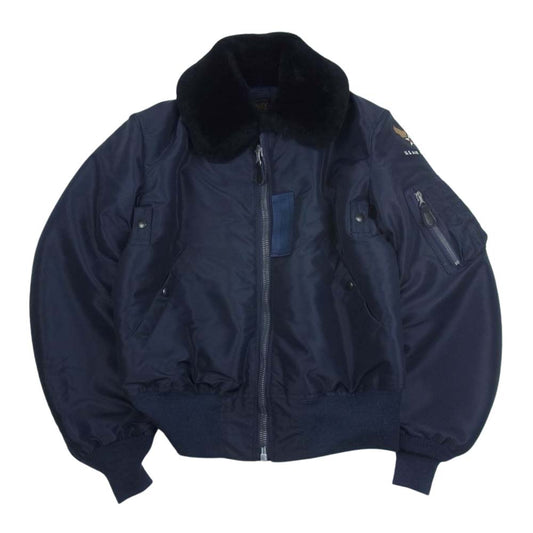 Buzz Rickson's バズリクソンズ BR15135 Type B-15C ボア フライト ジャケット ネイビー系 36【中古】