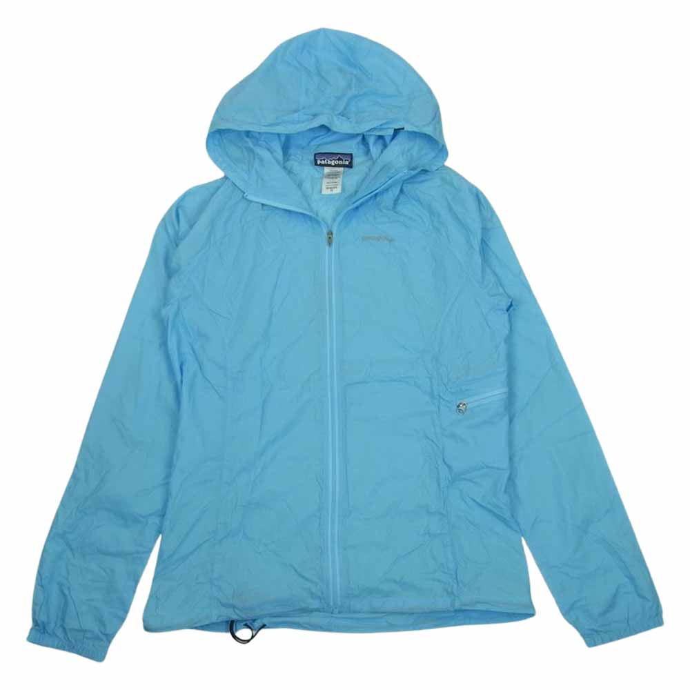 patagonia パタゴニア 11AW 24027 11年製 hoodini full zip jacket ウィメンズ フーディニ フルジップ パッカブル ジャケット ライトブルー系 XS【中古】