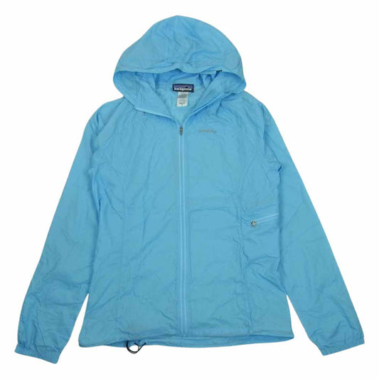 patagonia パタゴニア 11AW 24027 11年製 hoodini full zip jacket ウィメンズ フーディニ フルジップ パッカブル ジャケット ライトブルー系 XS【中古】