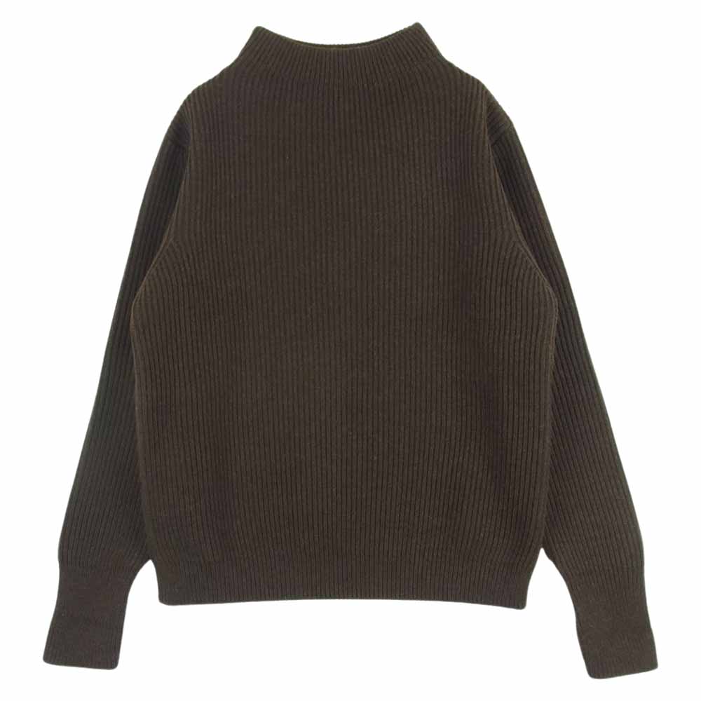 アンデルセンアンデルセン 5G 5gauge Crewneck 5ゲージ クルーネック ニット セーター ダークブラウン系 XL【中古】