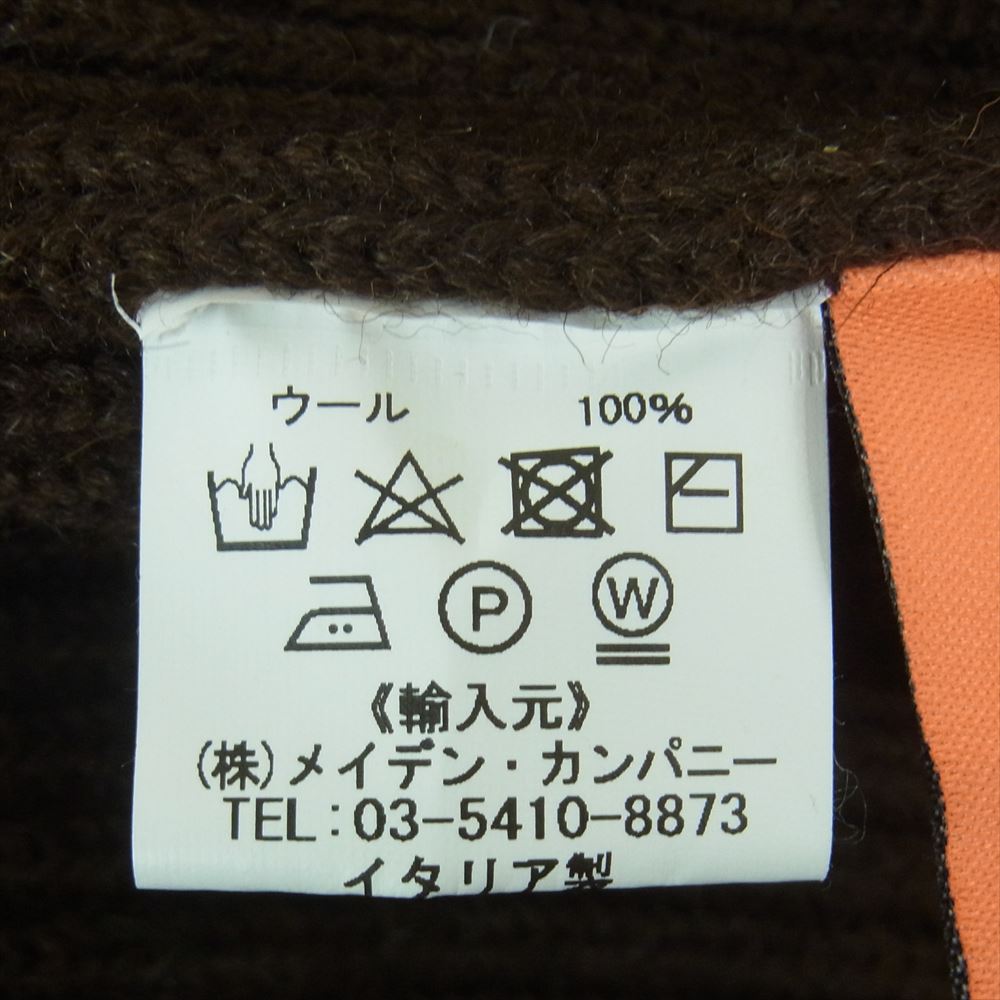 アンデルセンアンデルセン 5G 5gauge Crewneck 5ゲージ クルーネック ニット セーター ダークブラウン系 XL【中古】