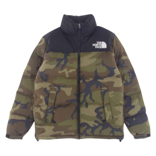 THE NORTH FACE ノースフェイス ND91842 Novelty Nuptse Jacket ノベルティー ヌプシ ジャケット カーキ系 M【中古】