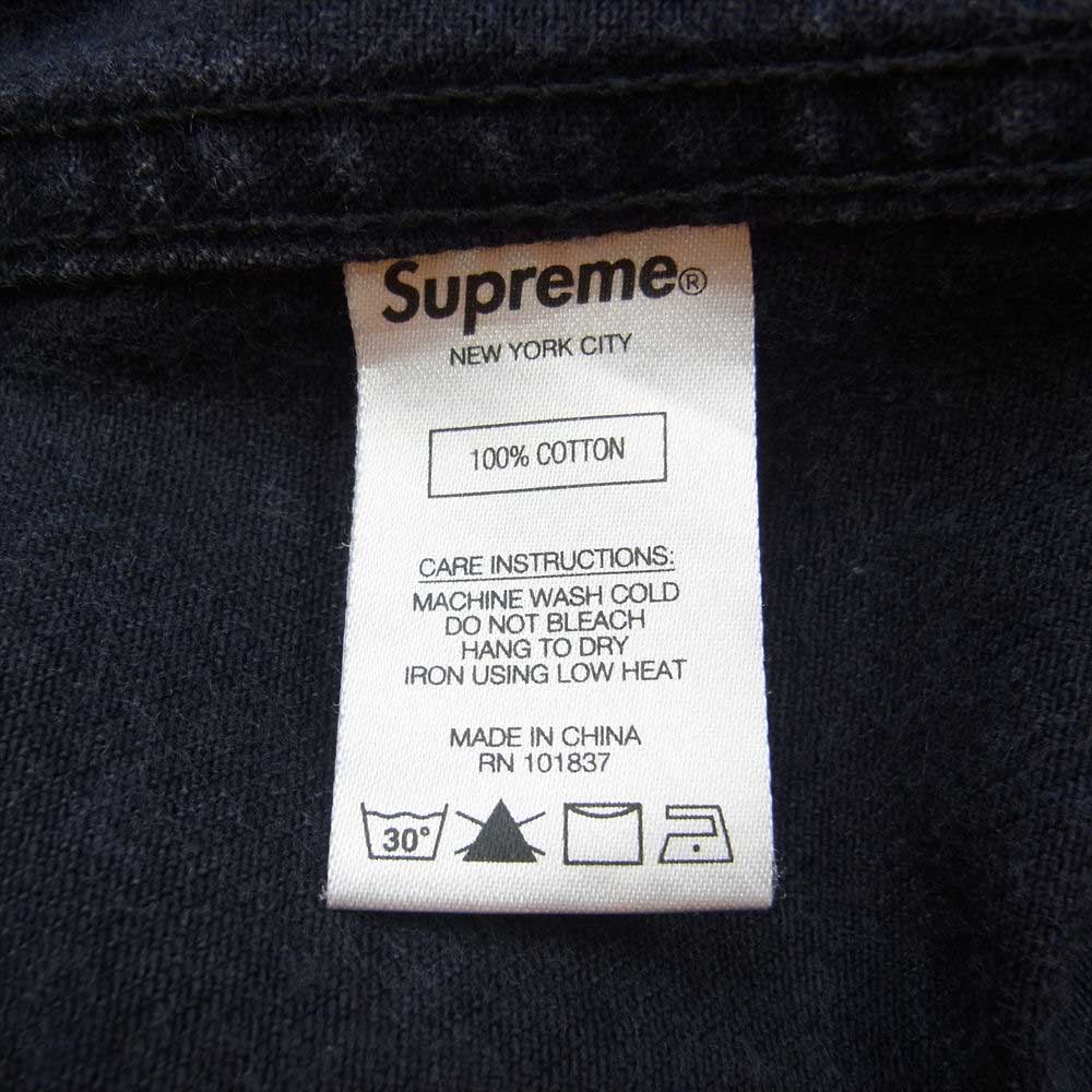 Supreme シュプリーム 21SS x Hysteric Glamour Snake Denim ヒステリック グラマー スネーク デニム ジャケット ブラック系 L【中古】