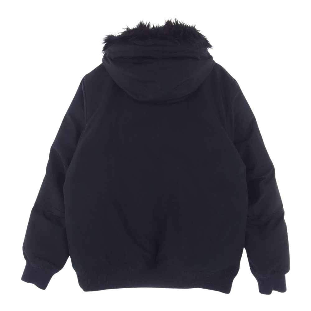 NIKE ナイキ 614687-010 ファー フード パーカ ナイロン 中綿 ジャケット ブラック系 L【中古】