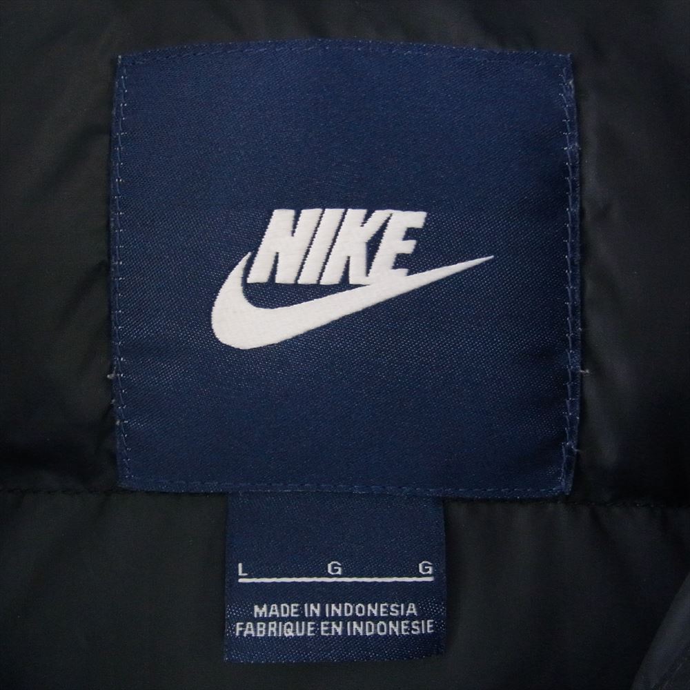 NIKE ナイキ 614687-010 ファー フード パーカ ナイロン 中綿 ジャケット ブラック系 L【中古】