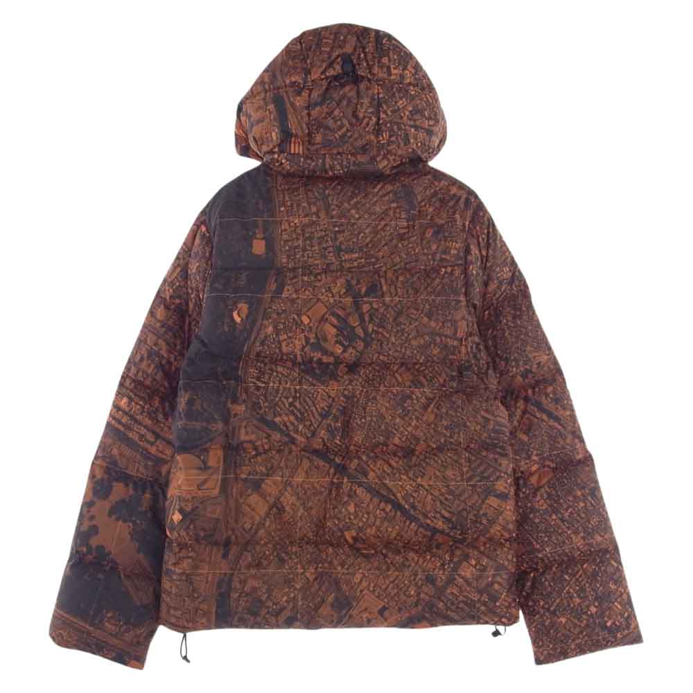 nitraid ナイトレイド NR011-HJ08 シティ 総柄 中綿 パーカー ジャケット オレンジ系 M【中古】