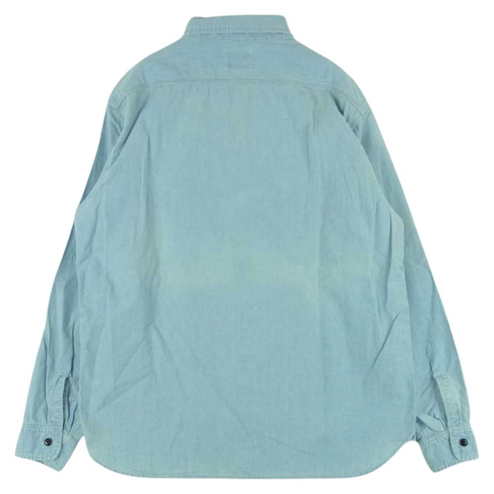 STANDARD CALIFORNIA スタンダードカリフォルニア SD Chambray Shirt シャンブレー 長袖 シャツ インディゴブルー系 ライトブルー系 M【極上美品】【中古】