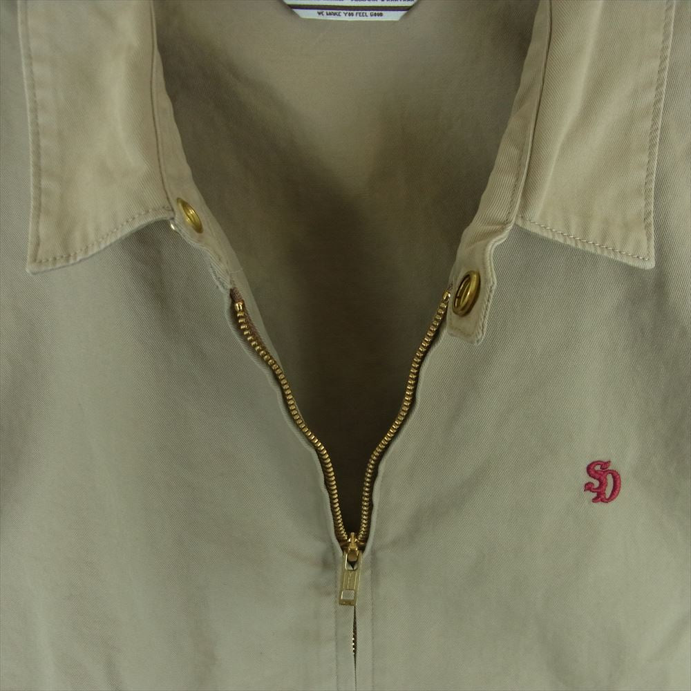 STANDARD CALIFORNIA スタンダードカリフォルニア SD Harrington Jacket ハリントン ジャケット ベージュ系 M【極上美品】【中古】