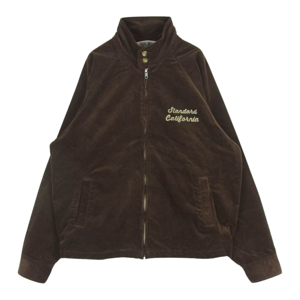 STANDARD CALIFORNIA スタンダードカリフォルニア SD Corduroy Harrington Jacket コーデュロイ ハリントン ジャケット ブラウン系 M【極上美品】【中古】