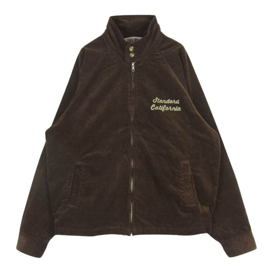 STANDARD CALIFORNIA スタンダードカリフォルニア SD Corduroy Harrington Jacket コーデュロイ ハリントン ジャケット ブラウン系 M【極上美品】【中古】