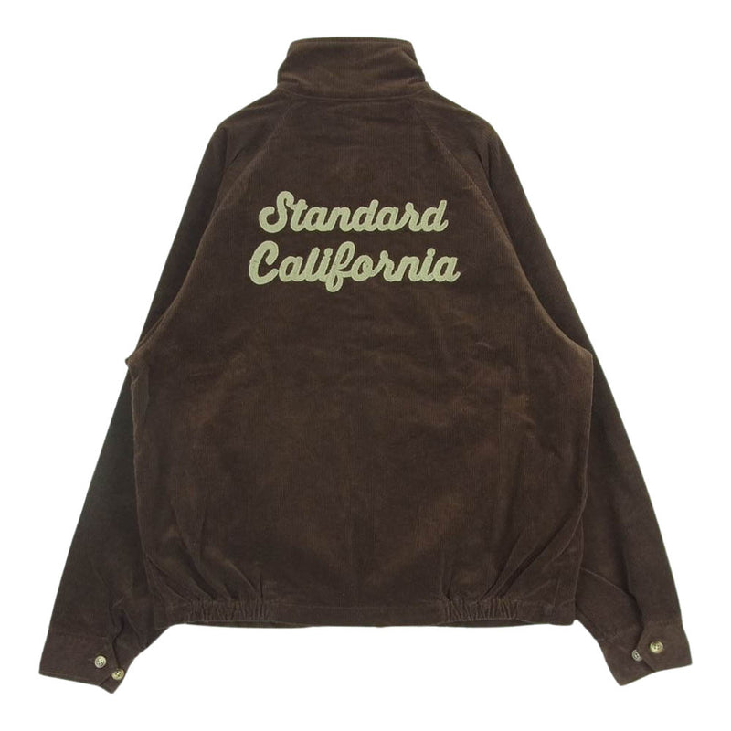 STANDARD CALIFORNIA スタンダードカリフォルニア SD Corduroy Harrington Jacket コーデュロイ ハリントン ジャケット ブラウン系 M【極上美品】【中古】