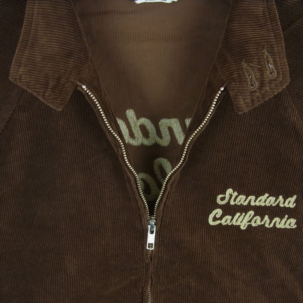 STANDARD CALIFORNIA スタンダードカリフォルニア SD Corduroy Harrington Jacket コーデュロイ ハリントン ジャケット ブラウン系 M【極上美品】【中古】