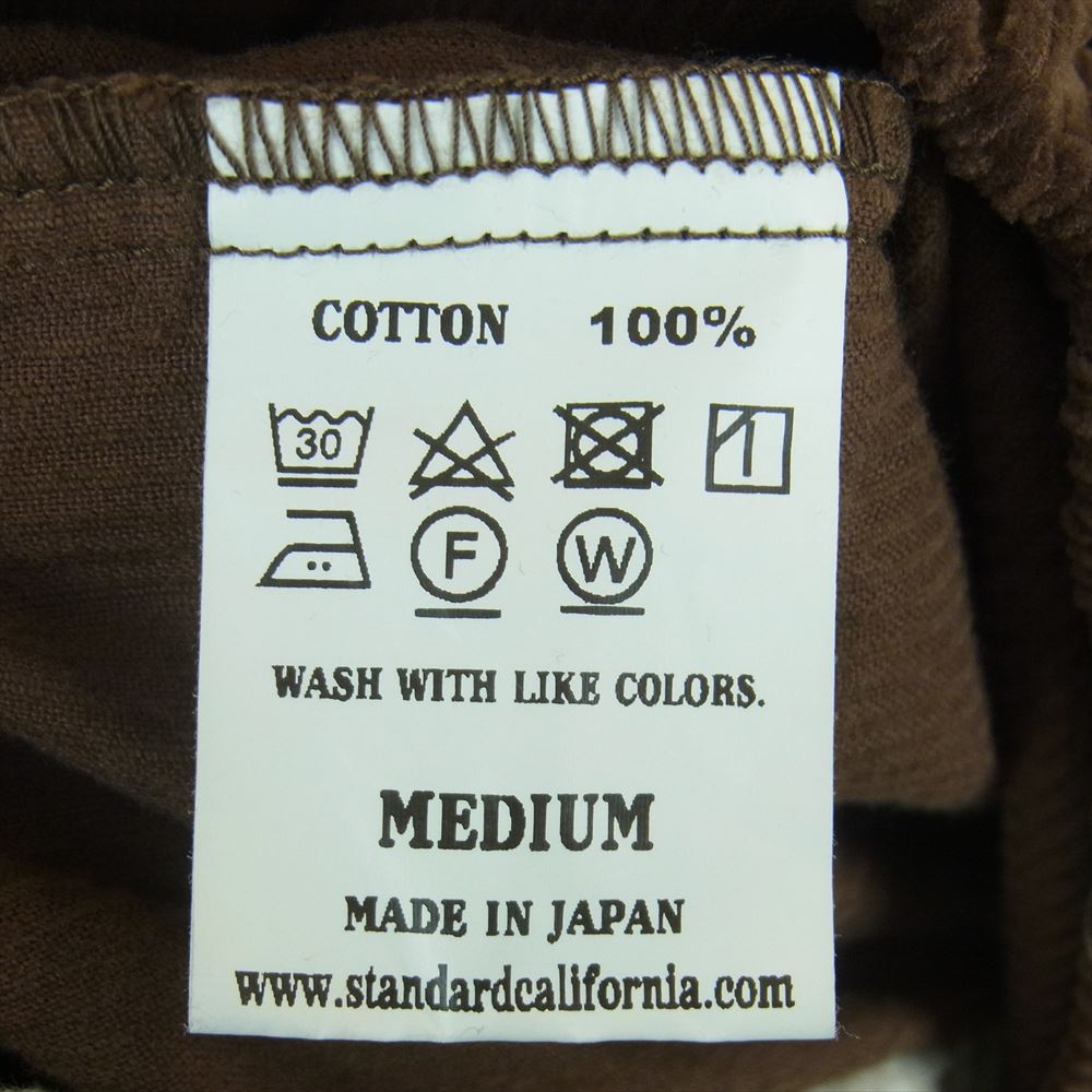 STANDARD CALIFORNIA スタンダードカリフォルニア SD Corduroy Harrington Jacket コーデュロイ ハリントン ジャケット ブラウン系 M【極上美品】【中古】