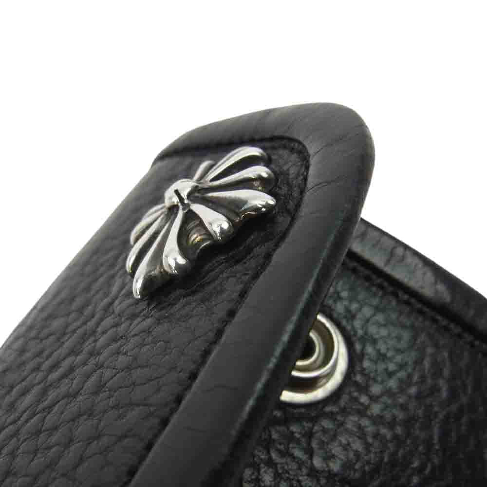 TRAVIS WALKER トラヴィスワーカー クロスフロッグパッチ インレイ スティングレイ レザー ウォレット 長財布 ブラック系【中古】