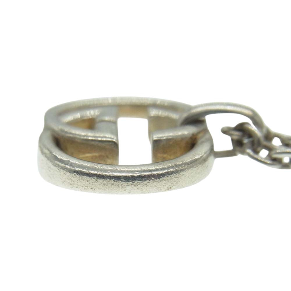 GUCCI グッチ インターロッキング ブリットGG ネックレス Ag925 シルバー系【中古】