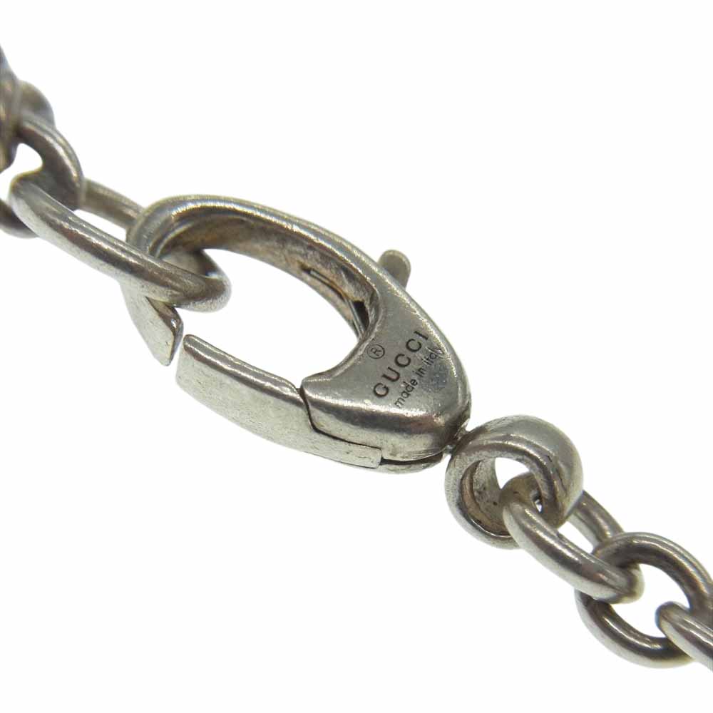 GUCCI グッチ インターロッキング ブリットGG ネックレス Ag925 シルバー系【中古】
