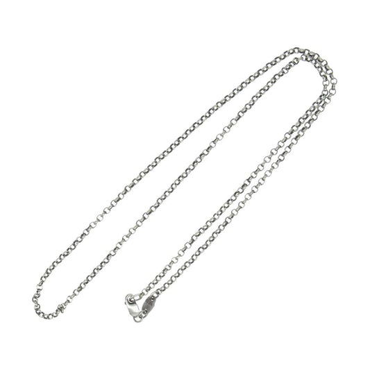 CHROME HEARTS クロムハーツ（原本有） NECKCHAIN R18inch ロール チェーン 18インチ ネックレス シルバー系【中古】