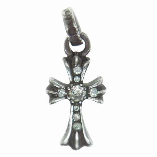 CHROME HEARTS クロムハーツ（原本無） CRS BBYFAT ベイビーファット チャーム アフターパヴェダイヤ ペンダントトップ シルバー系【中古】