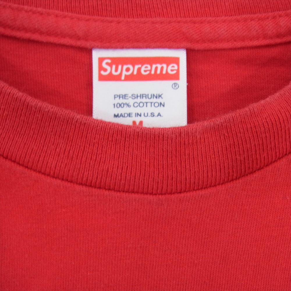 Supreme シュプリーム 19AW Bible Tee バイブル 聖書 フォト 半袖 Tシャツ レッド系 M【中古】
