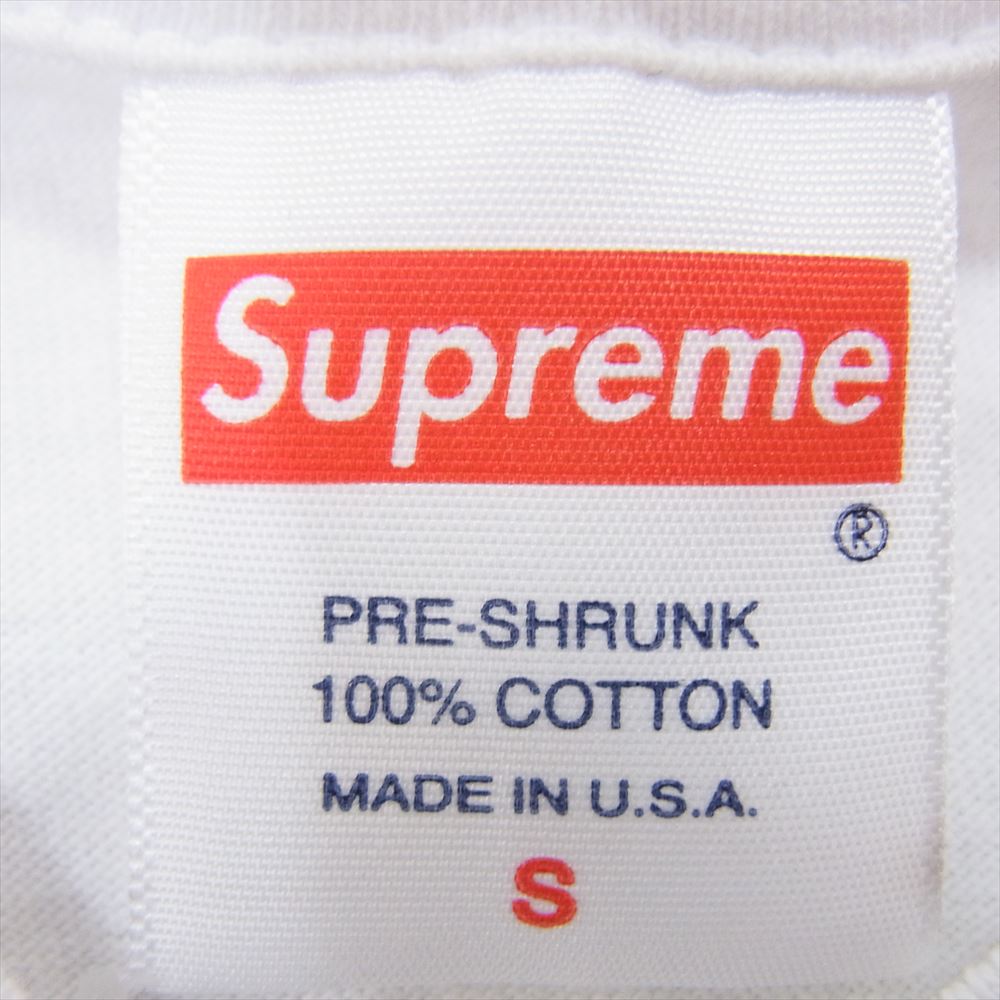 Supreme シュプリーム 20AW Cross Box Logo Tee クロス ボックスロゴ 半袖 Tシャツ ホワイト系 S【中古】