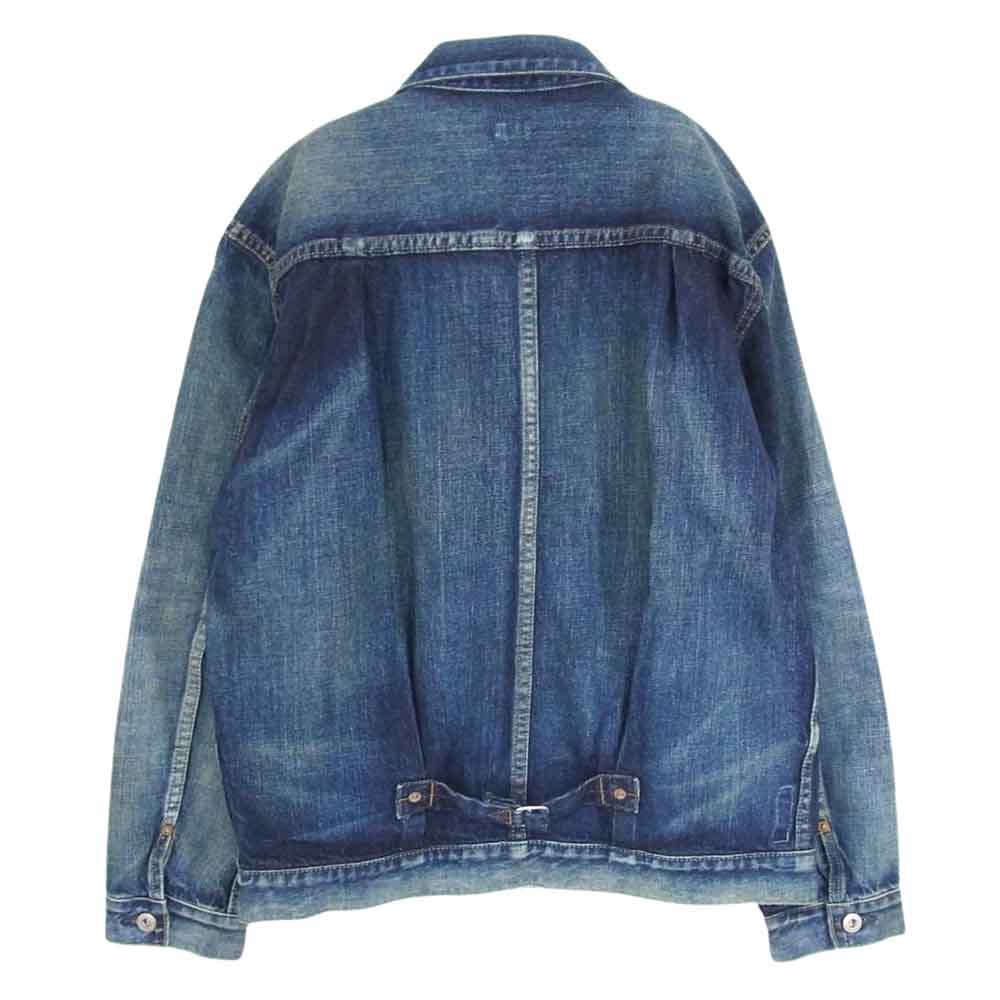シークエル 22AW SQ-22AW-JK-09 1st DAMAGE DENIM JACKET ダメージ加工 デニム ジャケット インディゴブルー系 S【美品】【中古】