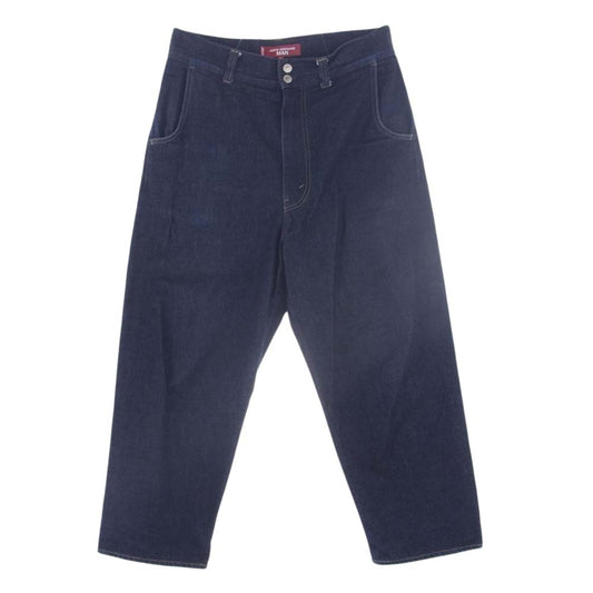 JUNYA WATANABE COMME des GARCONS MAN ジュンヤワタナベコムデギャルソンマン 23SS  WK-P914 × Levis リーバイス ハイウエスト ワイド デニムパンツ インディゴブルー系 M【中古】