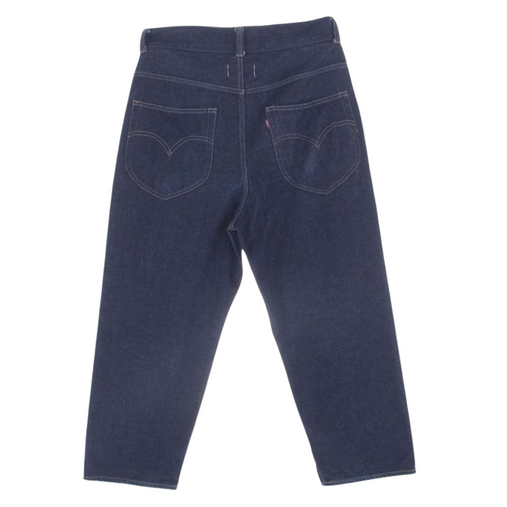 JUNYA WATANABE COMME des GARCONS MAN ジュンヤワタナベコムデギャルソンマン 23SS  WK-P914 × Levis リーバイス ハイウエスト ワイド デニムパンツ インディゴブルー系 M【中古】