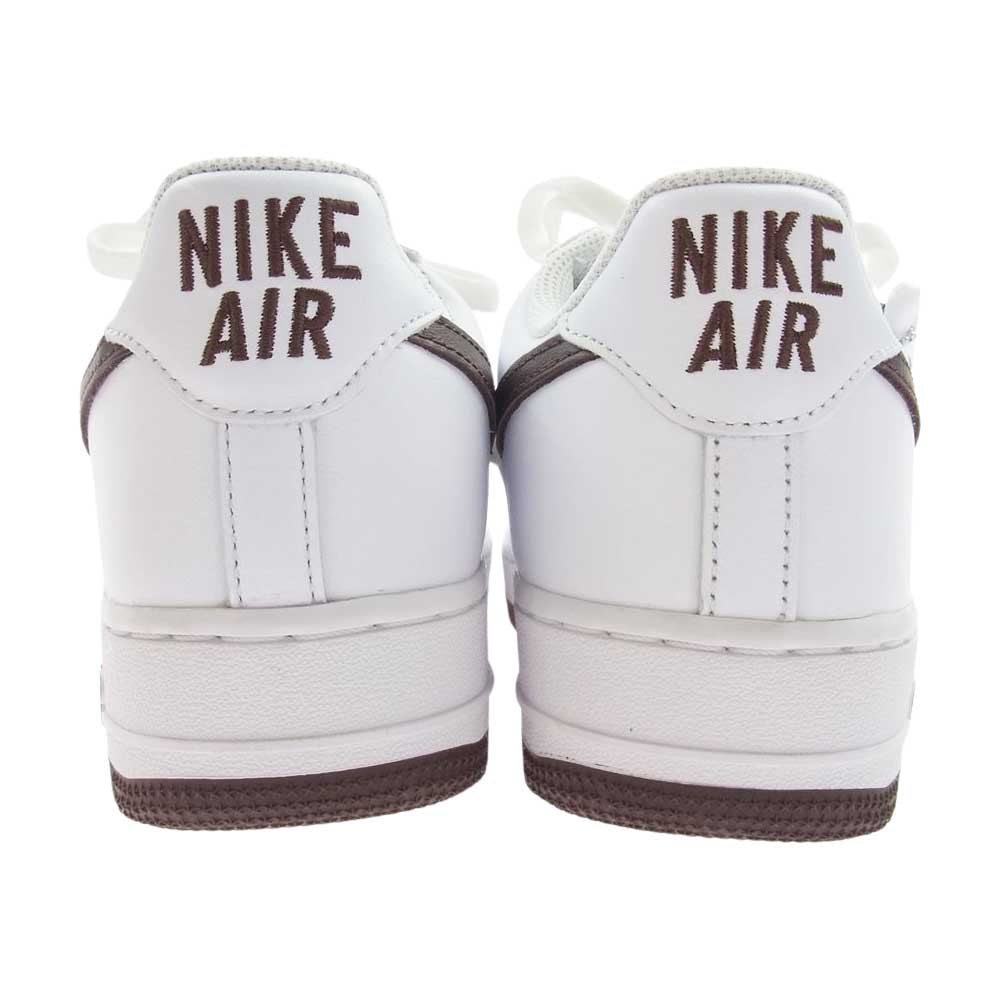 NIKE ナイキ DM0576-100  Air Force 1 LOW RETORO Color of the Month Chocolate White エアフォース1 ローカット スニーカー チョコレート ホワイト ホワイト系 25.5cm【新古品】【未使用】【中古】
