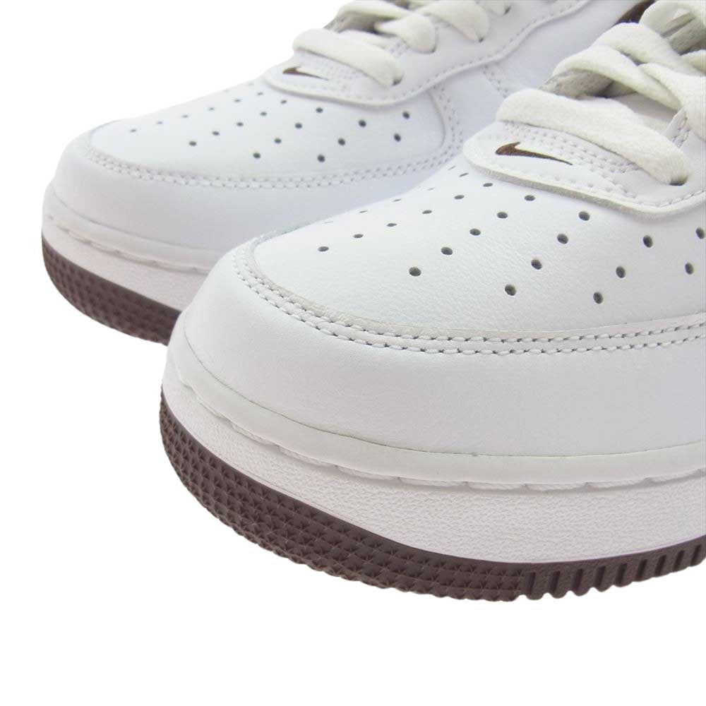 NIKE ナイキ DM0576-100  Air Force 1 LOW RETORO Color of the Month Chocolate White エアフォース1 ローカット スニーカー チョコレート ホワイト ホワイト系 25.5cm【新古品】【未使用】【中古】