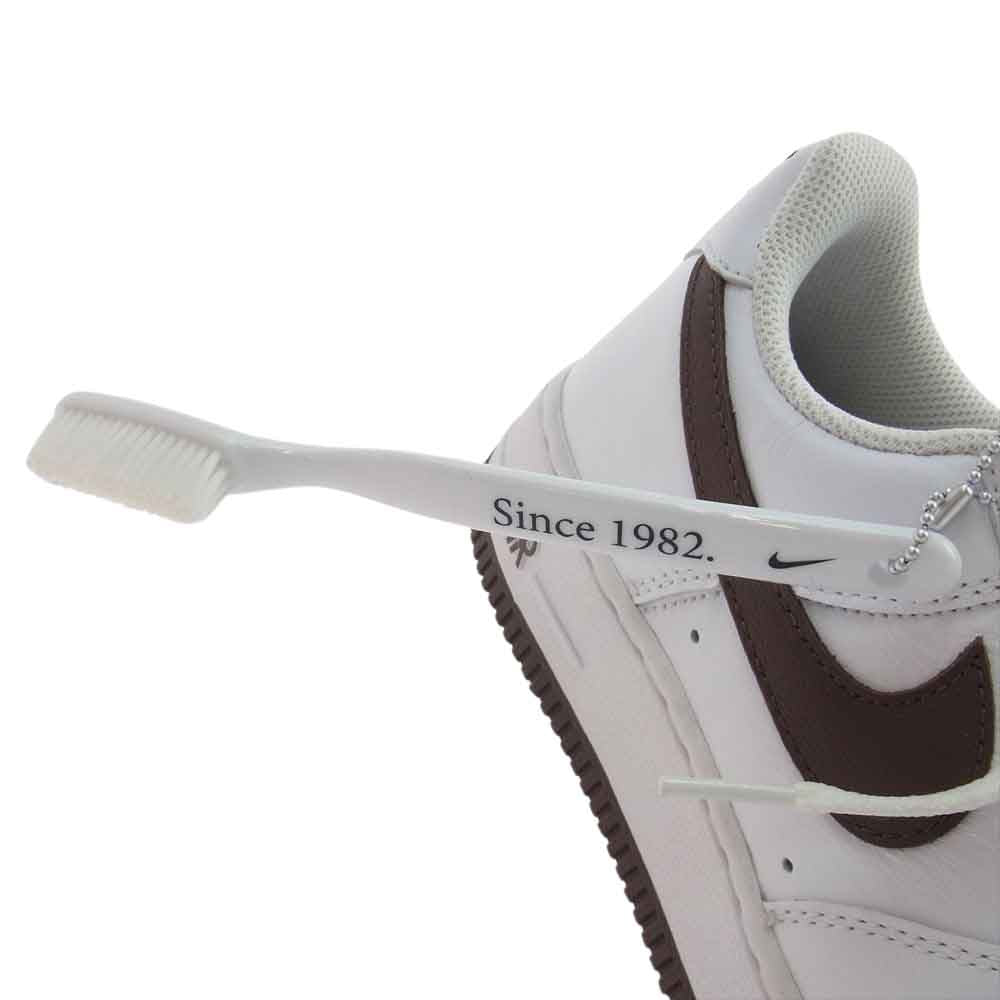 NIKE ナイキ DM0576-100  Air Force 1 LOW RETORO Color of the Month Chocolate White エアフォース1 ローカット スニーカー チョコレート ホワイト ホワイト系 25.5cm【新古品】【未使用】【中古】