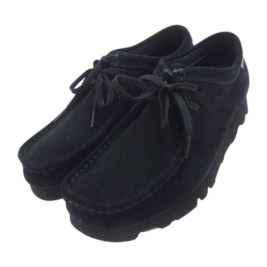 Clarks クラークス Wallabee GTX ワラビー ゴアテックス モカシン ブーツ ブラック系 6 2/1【新古品】【未使用】【中古】