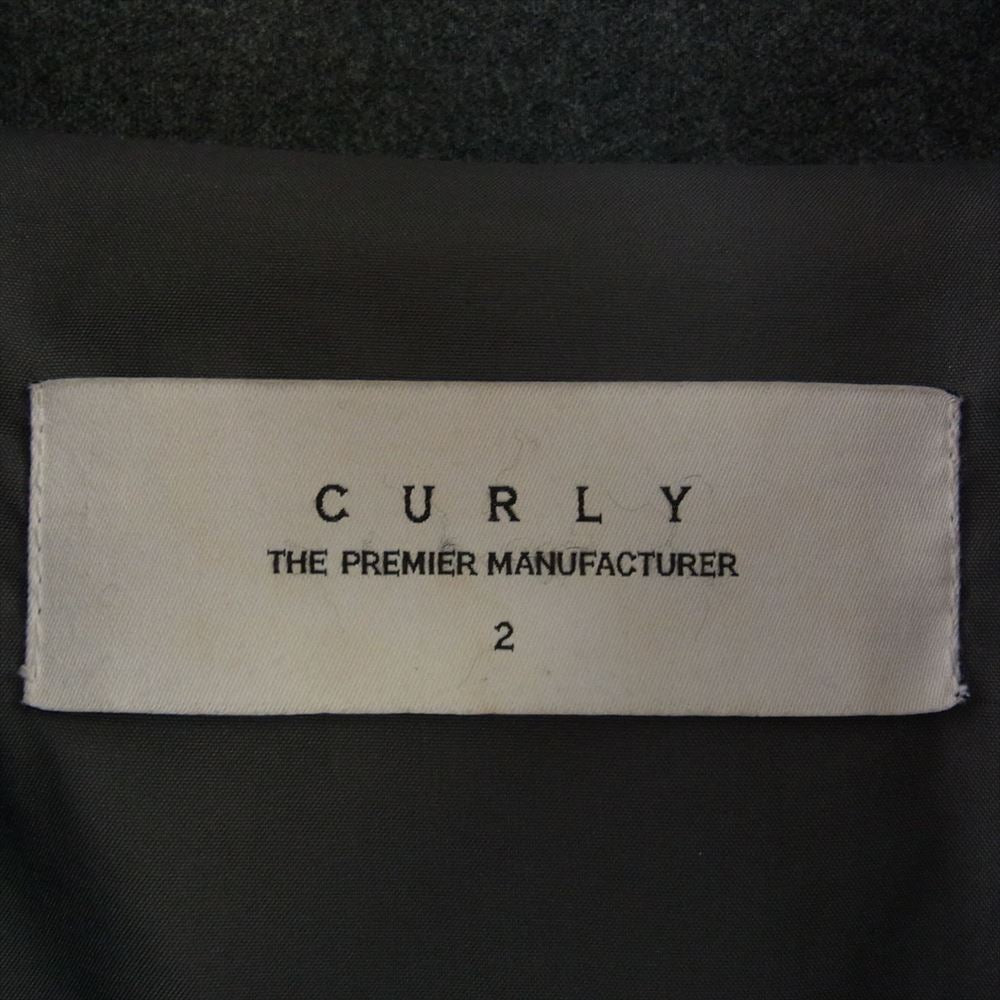 CURLY カーリー ARCTIC SC JACKET スタンドカラー 中綿 ミリタリー フルジップ ジャケット カーキ系 2【中古】